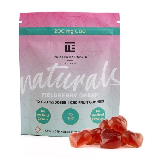 Fieldberry Dream Twisted Naturals Gummies (200mg CBD)